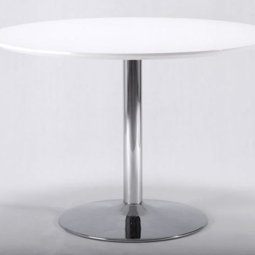 White Circle Dining Tables (Photo 11 of 20)