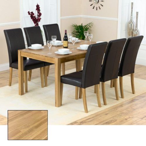 Oak Dining Set 6 Chairs (Photo 1 of 20)