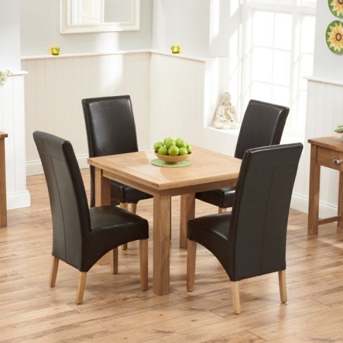 Oak Dining Tables And Leather Chairs (Photo 10 of 20)
