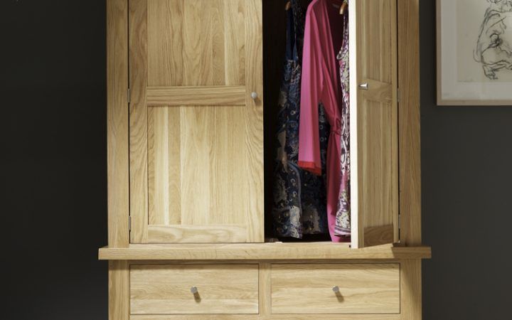 20 Inspirations Oak Wardrobes with Drawers and Shelves