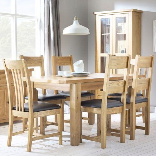 Oak Extending Dining Tables And 4 Chairs (Photo 10 of 20)