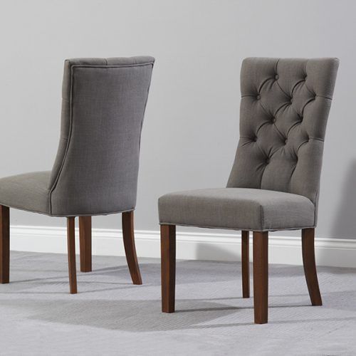 Oak Fabric Dining Chairs (Photo 7 of 20)