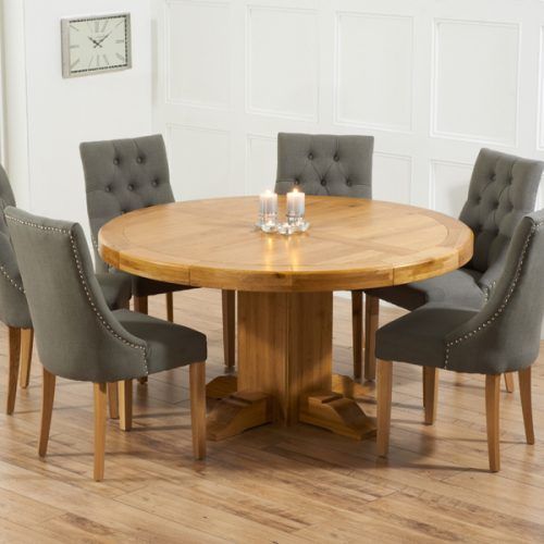 Oak Round Dining Tables And Chairs (Photo 3 of 20)