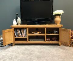 2024 Best of Dillon Oak Extra Wide Tv Stands