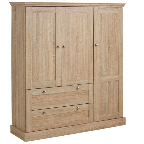 Oak Wardrobes With Drawers And Shelves (Photo 8 of 20)