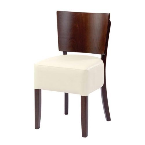 Cream Faux Leather Dining Chairs (Photo 15 of 20)