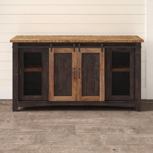 Farmhouse Sliding Barn Door Tv Stands For 70 Inch Flat Screen (Photo 19 of 20)