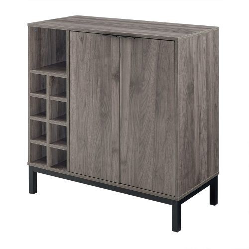 Grey Wooden Accent Buffets (Photo 6 of 20)