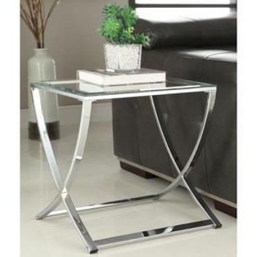 Chrome And Glass Modern Console Tables (Photo 6 of 20)