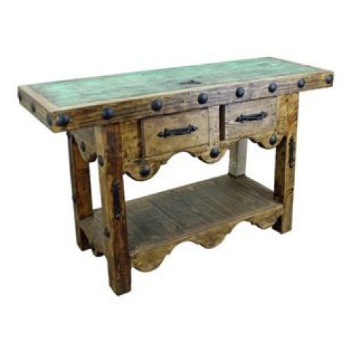 Rustic Bronze Patina Console Tables (Photo 18 of 20)