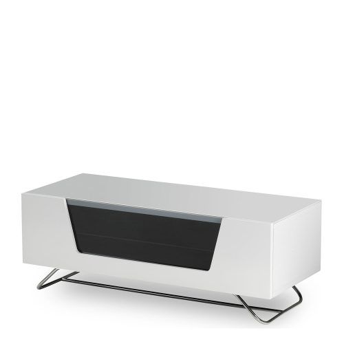 Hannu Tv Media Unit White Stands (Photo 19 of 20)