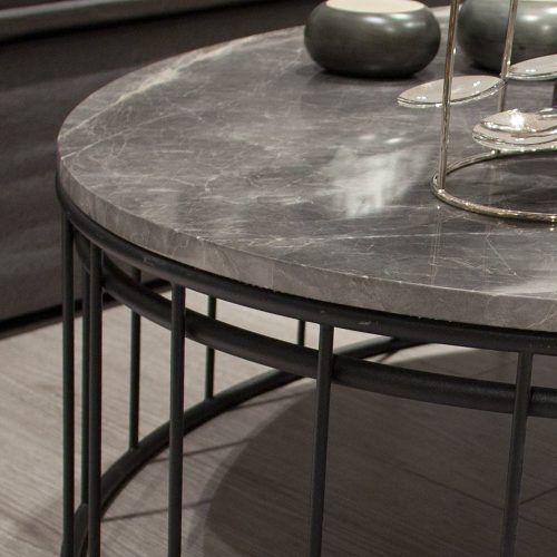 Silver Orchid Bardeen Round Coffee Tables (Photo 19 of 20)