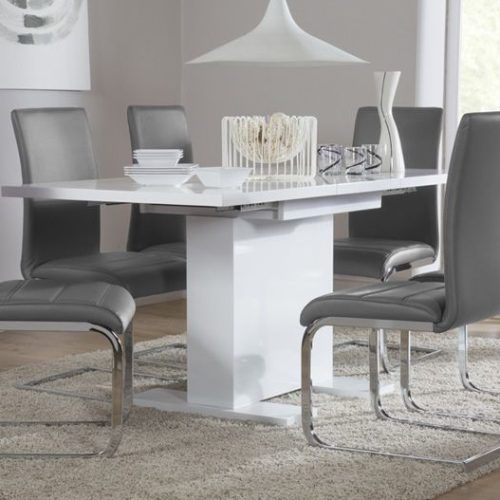 White Gloss Dining Tables Sets (Photo 12 of 20)