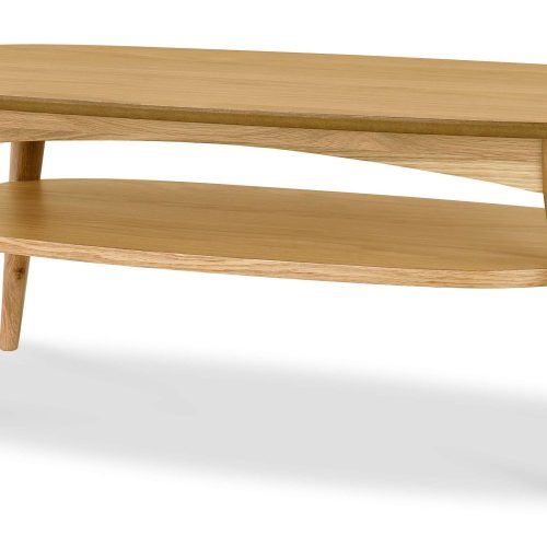 Oak Coffee Table With Shelf (Photo 3 of 20)