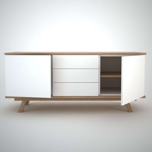 White Modern Sideboards (Photo 4 of 20)