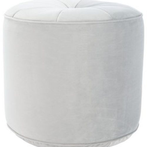 Beige And Light Pink Ombre Cylinder Pouf Ottomans (Photo 6 of 20)