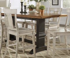 Top 20 of Wyatt 6 Piece Dining Sets with Celler Teal Chairs