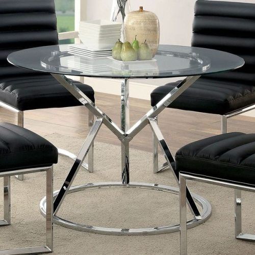 Chrome Metal Dining Tables (Photo 16 of 20)