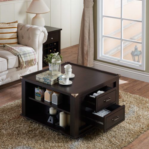 Transitional Square Coffee Tables (Photo 5 of 20)