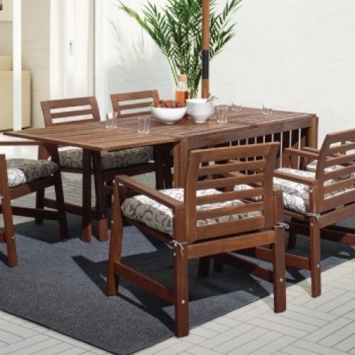Outdoor Dining Table And Chairs Sets (Photo 2 of 20)