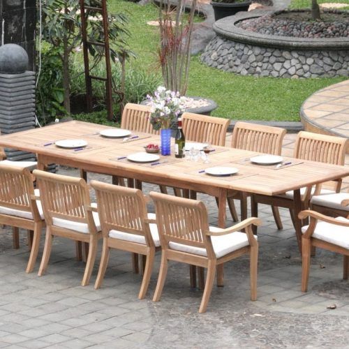 Outdoor Dining Table And Chairs Sets (Photo 14 of 20)