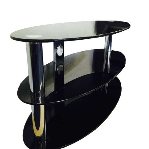 Oval Glass Tv Stands (Photo 2 of 15)