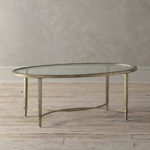Glass And Pewter Oval Console Tables (Photo 9 of 20)