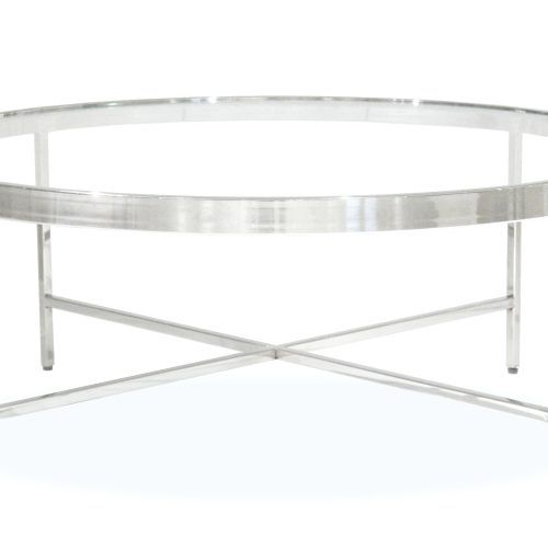 Propel Modern Chrome Oval Coffee Tables (Photo 18 of 20)