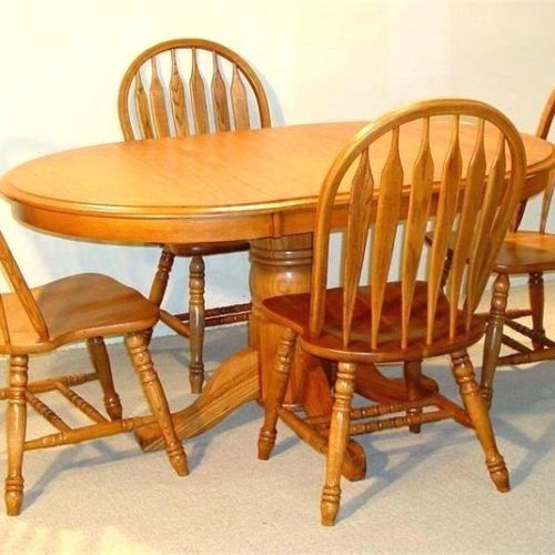 Oval Oak Dining Tables And Chairs (Photo 13 of 20)