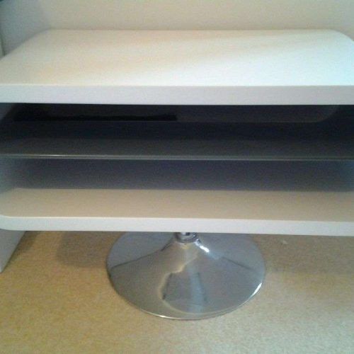 White Oval Tv Stands (Photo 11 of 15)