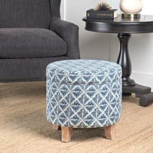 Black And Ivory Solid Cube Pouf Ottomans (Photo 10 of 20)