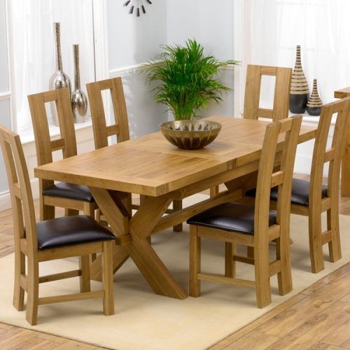 Oak Extending Dining Tables And 6 Chairs (Photo 11 of 20)
