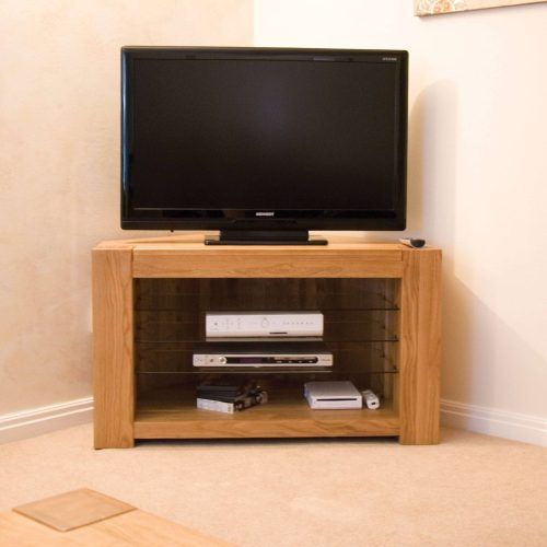 Solid Oak Corner Tv Cabinets (Photo 14 of 20)
