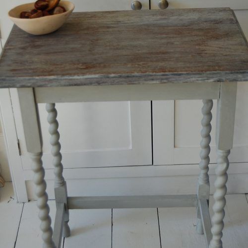 Handmade Whitewashed Stripped Wood Tables (Photo 6 of 20)