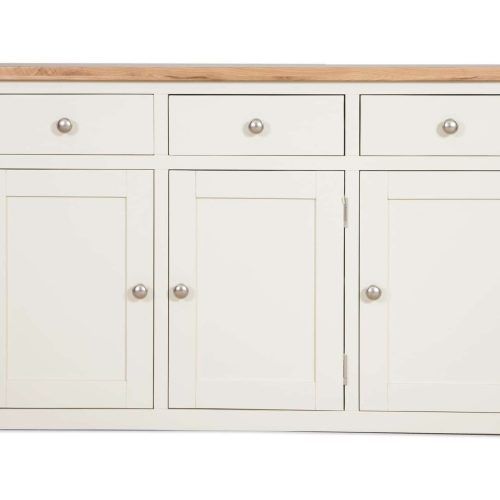 Cream And Oak Sideboards (Photo 3 of 20)