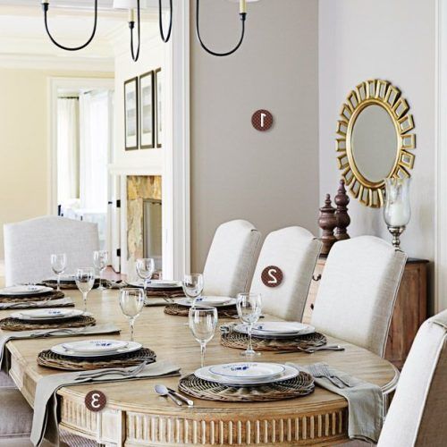 Palazzo 9 Piece Dining Sets With Pearson White Side Chairs (Photo 16 of 20)