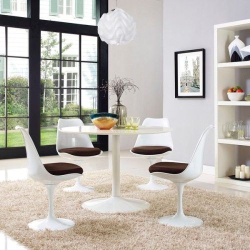 Palazzo 9 Piece Dining Sets With Pearson White Side Chairs (Photo 7 of 20)
