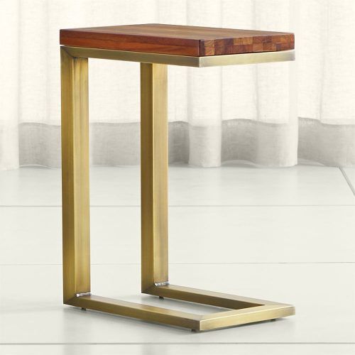 Elke Glass Console Tables With Brass Base (Photo 14 of 20)