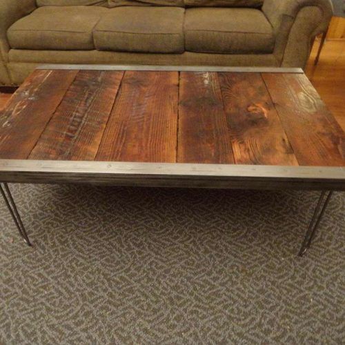 Wood And Steel Coffee Table (Photo 11 of 20)