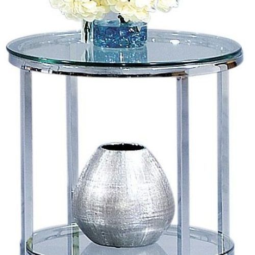 Polished Chrome Round Cocktail Tables (Photo 7 of 20)
