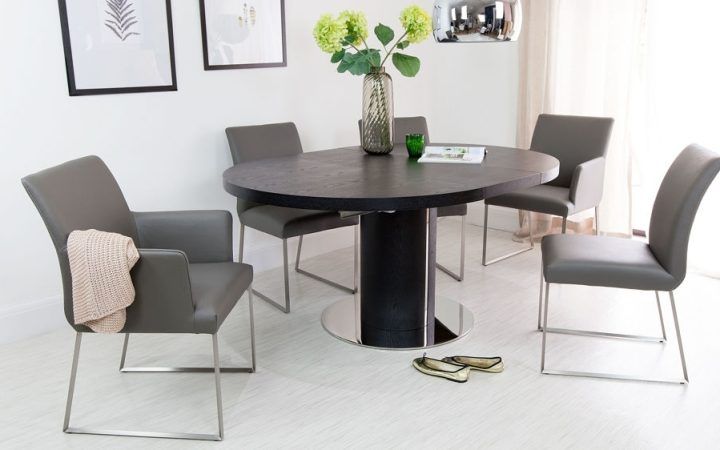 2024 Latest Black Extendable Dining Tables and Chairs