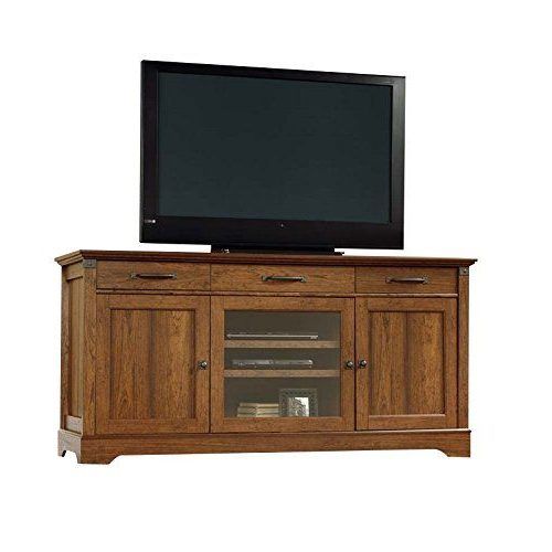 Carson Tv Stands In Black And Cherry (Photo 3 of 20)