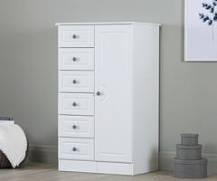  Best 20+ of Single White Wardrobes with Drawers