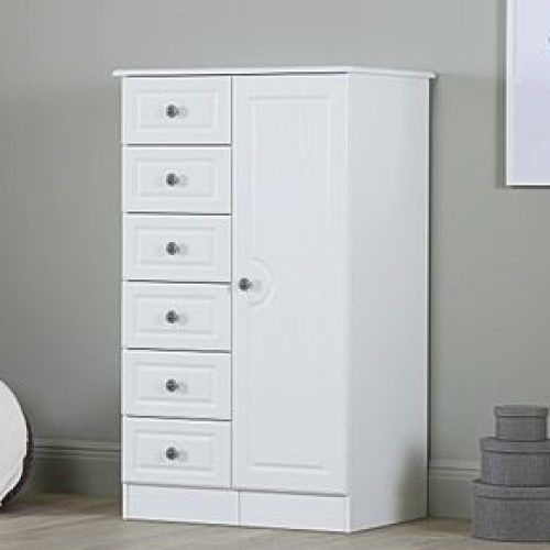 Single White Wardrobes With Drawers (Photo 1 of 20)