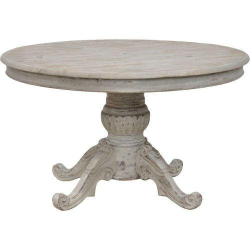 Finkelstein Pine Solid Wood Pedestal Dining Tables (Photo 13 of 21)