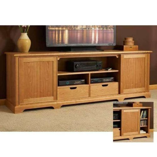 Maple Tv Stands For Flat Screens (Photo 5 of 15)