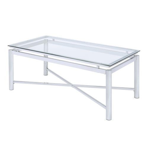 Strick & Bolton Jules Chrome And Glass Coffee Tables (Photo 13 of 20)