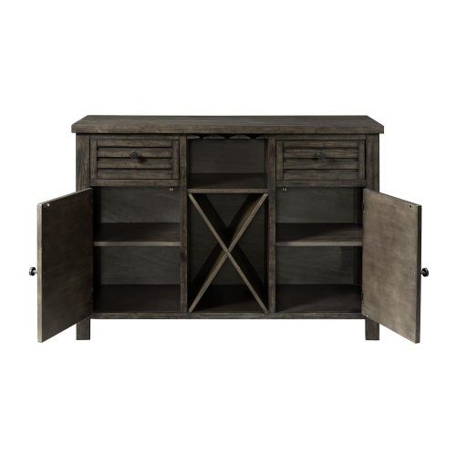 Simple Living Montego Black Wooden Buffets (Photo 12 of 20)