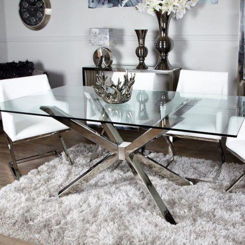 Chrome Metal Dining Tables (Photo 13 of 20)