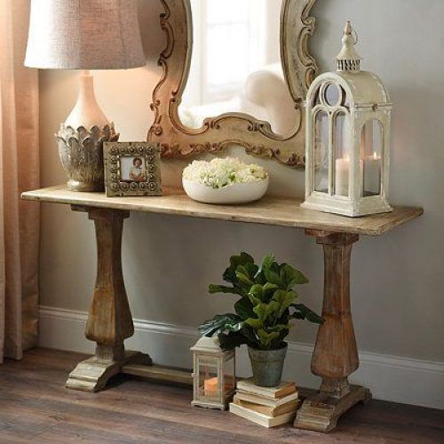 Natural Wood Console Tables (Photo 15 of 20)